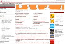 Imatge de la pàgina web de la Direcció General per a la Immigració