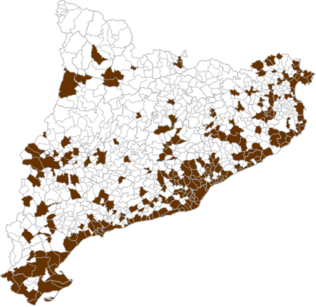 Municipis on s'ha registrat defunci d'alguna persona estrangera. Catalunya. 2009