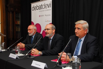 Aguado, Castella i Pags durant la presentaci