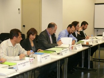 Bertran en una reuni&oacute; sobre el LEADER