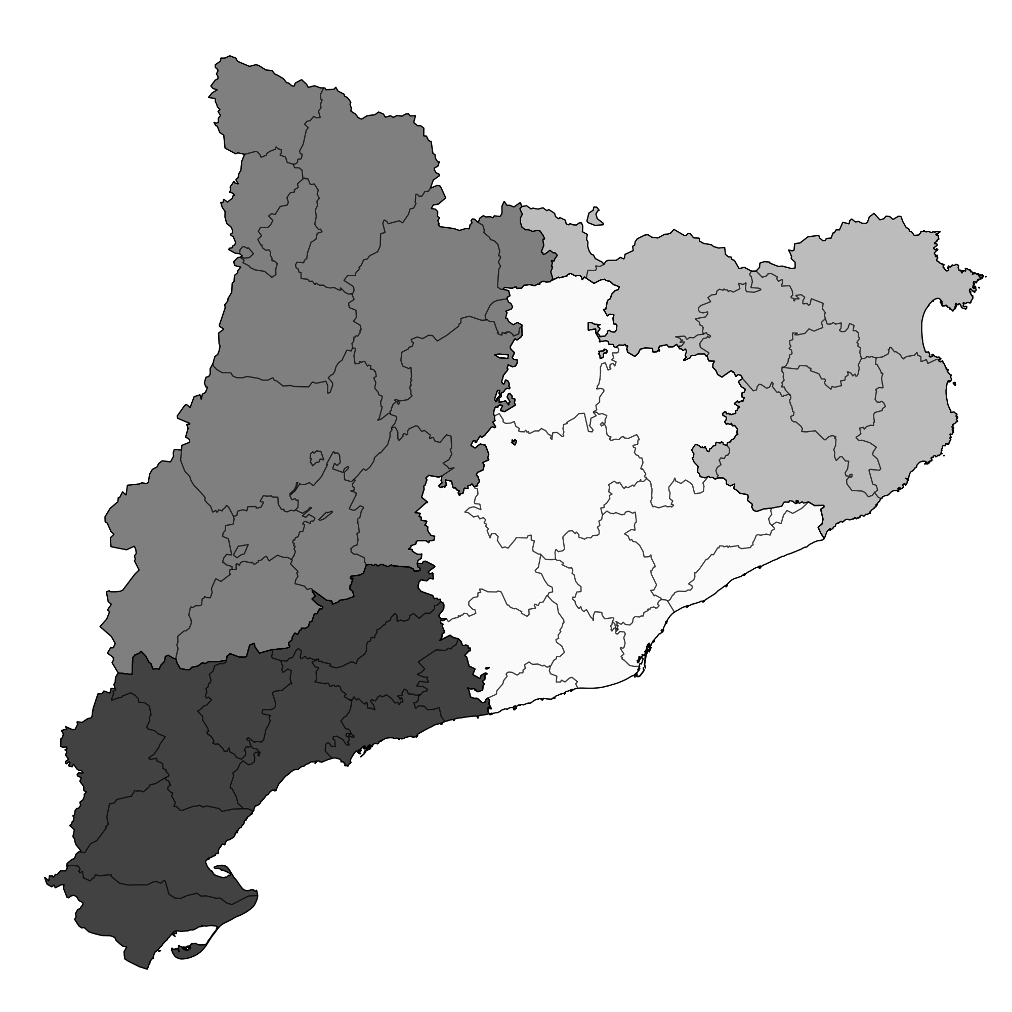 Mapa de Catalunya