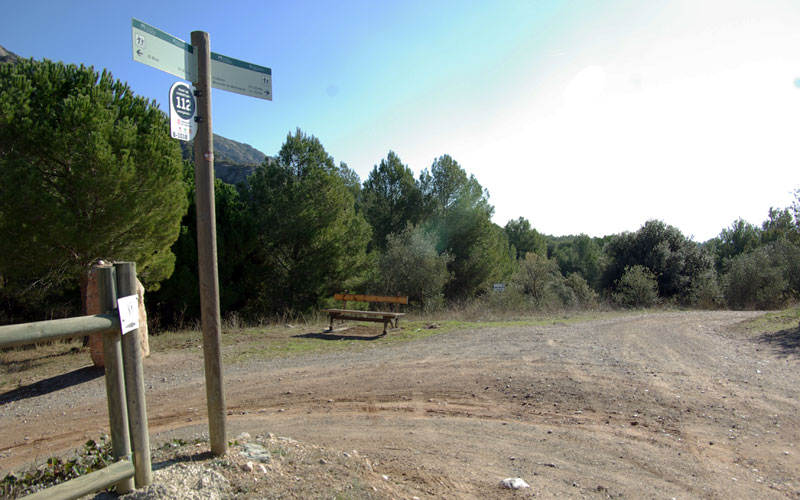 Senyalització del Parc a la Vinya Nova