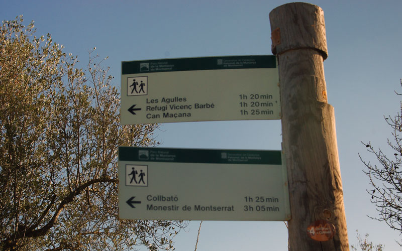 Señalización del Parque Natural