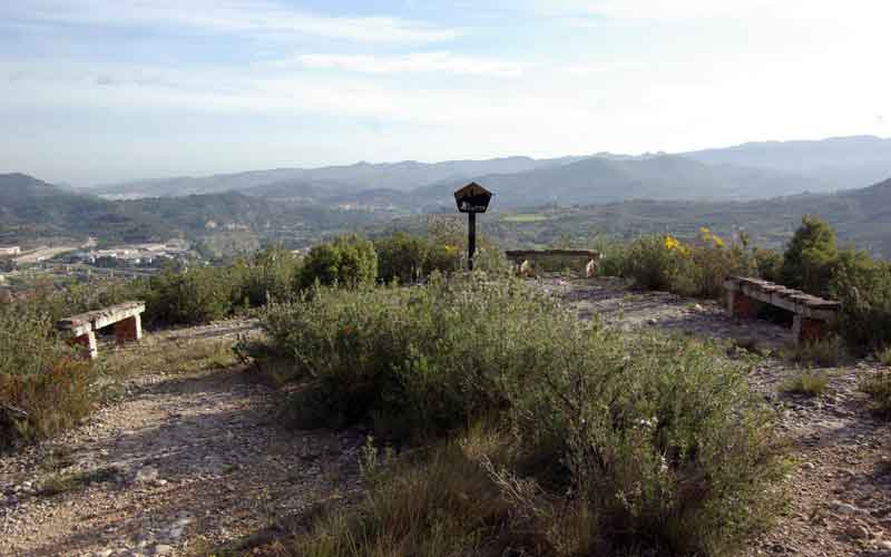 Flat summit called Pla de Sant Bernat