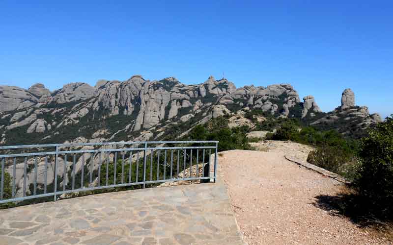 Aussichtsplattform Mirador Serra de les Paparres