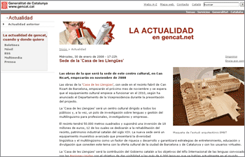 Noticia publicada en gencat
