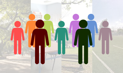 diapositiva amb moltes persones sobre diferents espais públics
