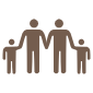 icona d'una familia