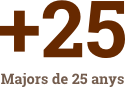 majors de 25 anys