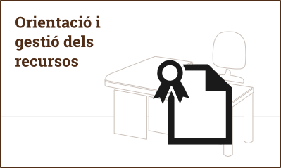 diapositiva amb el text orientació i gestió dels recursos
