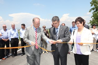 El moment de la inauguraci del cam