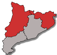 Mapa acolorit segons els resultats de la candidatura comparat amb els resultats de la convocat�ria anterior