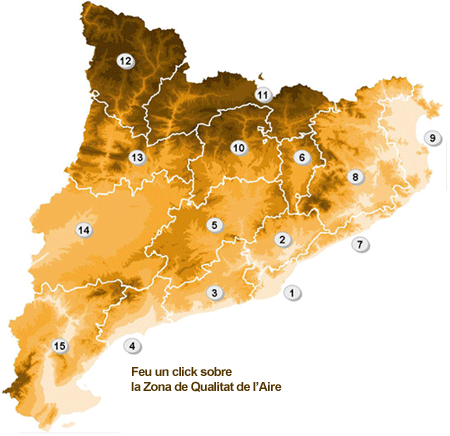 Zones de Qualitat de l'Aire