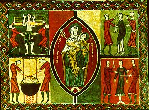 Frontal d�altar de Durro (pintura sobre fusta)